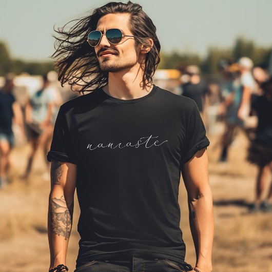 T-Shirt Black Namaste