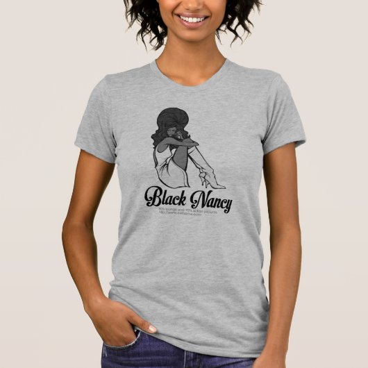 T-SHIRT BLACK NANCY (Devant)