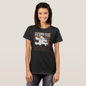 T-shirt Black Nurse Queen Magic Afro Melanin African Ameri (Devant entier)
