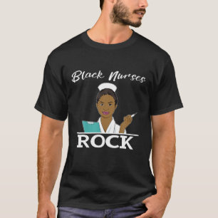 T-shirt Black Nurses Rock T Shirt Femmes s Africain Améric