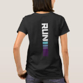 T-shirt Black Ombré Run Sports actifs (Dos)