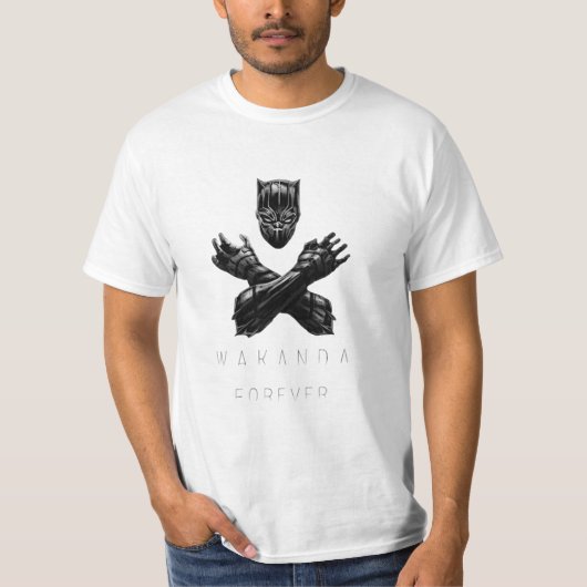 T-shirt Black panther (Devant)