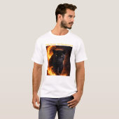 T-shirt Black Panther Fire Power (Devant entier)