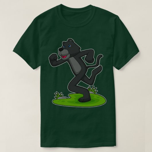 T-shirt Black Phanter Running Fitness (Design devant)