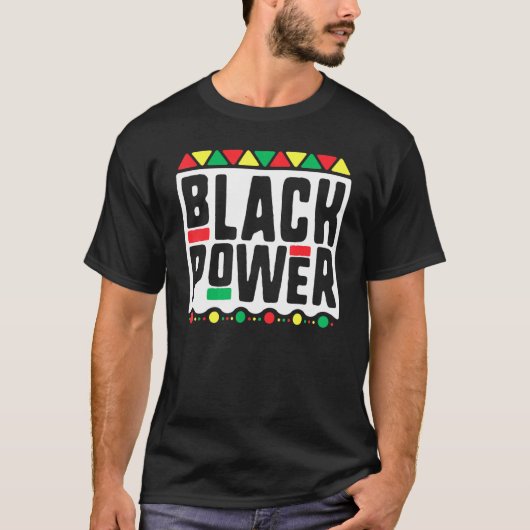 T-shirt Black Power For Men Femmes Enfants Histoire Mois A (Devant)
