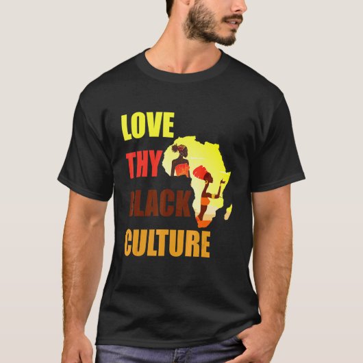 T-shirt Black Pride African American Black Power Afrocentr (Devant)