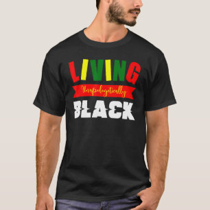 T-shirt Black Pride African American Black Power Pow noir