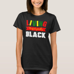 T-shirt Black Pride African American Black Power Pow noir