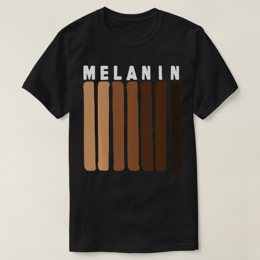 T-shirt Black Pride Melanin African American Gift (Design devant)