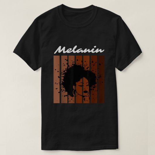 T-shirt Black Pride Melanin Droits civils Black History M (Design devant)