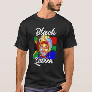 T-shirt Black Queen Africa Mois de l'histoire noire