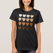 T-shirt Black Queen Afro Melanin Shades Love African Ameri (Devant)