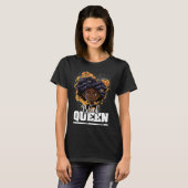 T-shirt Black Queen For Proud African American Black Histo (Devant entier)