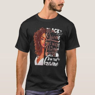 T-shirt Black Queen La Pièce La Plus Puissante De L'Histor