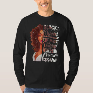T-shirt Black Queen La Pièce La Plus Puissante De L'Histor