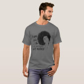 T-shirt Black Queen Lady Curly Naturel Afro-Africain Améri (Devant entier)