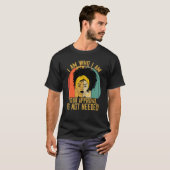 T-shirt Black Queen Lady Curly Naturel Afro-Africain Améri (Devant entier)
