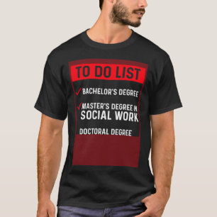 T-shirt Black Queen MSW Travail Social Faire Masters Gradu