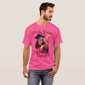 T-shirt Black Queen Psychology Degree Graduation 2023 Phd  (Devant entier)