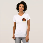 T-shirt Black queen regal roots (Devant entier)