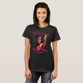T-shirt Black Queen Social Work Degree Graduation 2023 MSW (Devant entier)