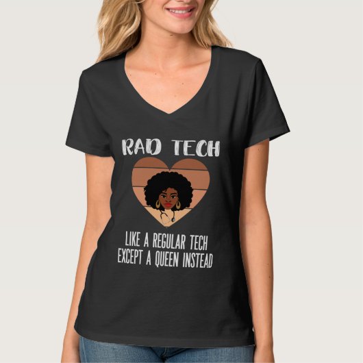 T-shirt Black Radiology Technologist Rad Tech Week Radiolo (Devant)