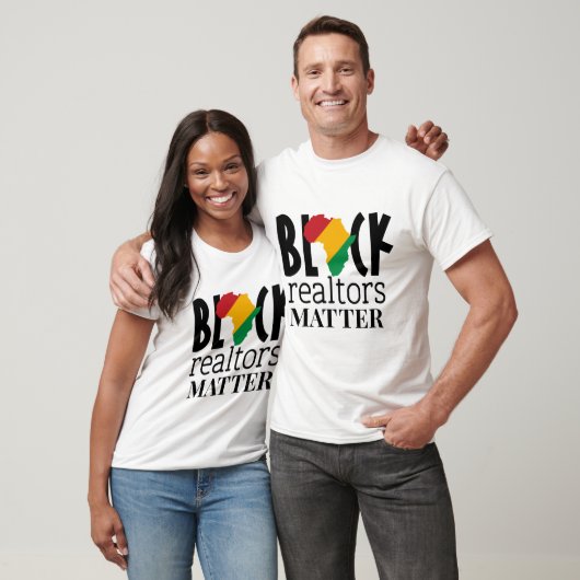 T-shirt Black Realtors Matt - Black History (Unisexe)