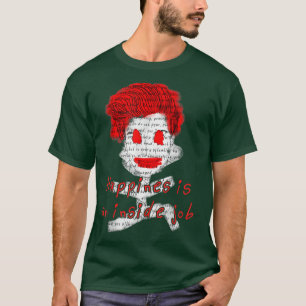 T-shirt Black Red Designer