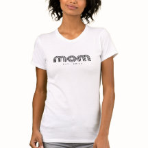 Black Retro Minimalist Established Mom