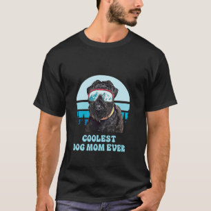 T-shirt Black Russian Terrier Ski hiver plus frais Chien M