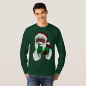 T-shirt Black Santa Shirts (Devant entier)