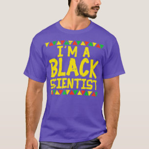 T-shirt Black Scientist Chimist Physique Africain-Américai