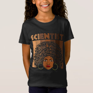 T-Shirt Black Scientists Melanin Femmes Fille Vêtements Am