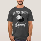 T-shirt Black Sheep Squad Funny Black Sheep (Devant)