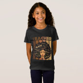 T-Shirt Black Smart Enseignant Afro Love Melanin African A (Devant entier)