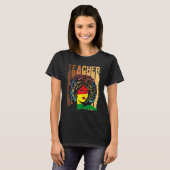 T-shirt Black Smart Enseignant Afro Love Melanin African A (Devant entier)