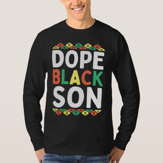 T-shirt Black Son African American Black History Month Pri (Devant)
