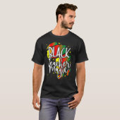 T-shirt Black Teacher Magic Black History Month African Am (Devant entier)