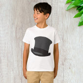 T-shirt Black Top Hat Classic Steampunk Victorian
