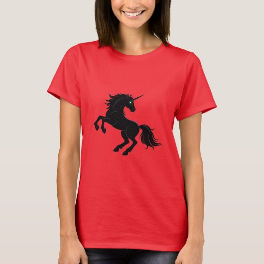 T-shirt Black Unicorn (Devant)