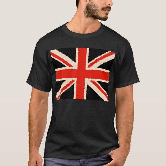 T-shirt Black Union Jack (Devant)