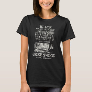 T-shirt Black Wall Street Tulsa Oklahoma Histoire noire