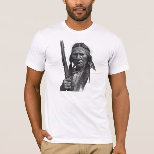 T-shirt Black & White Geronimo (Devant)