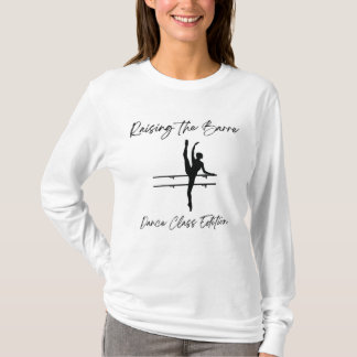 T-shirt Black & White Raising the Barre Dance Enseignant