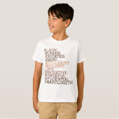 T-shirt Black Woman Educated Magic BHM Afrique Histoire Me (Devant entier)