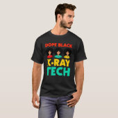 T-shirt Black XRay Tech Week Melanated Black History Xray  (Devant entier)