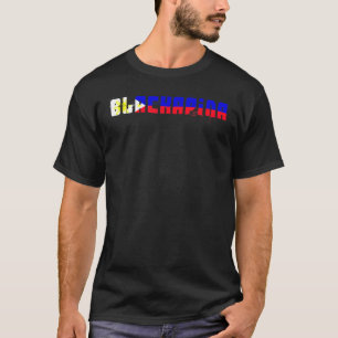 T-shirt Blackapina moitié noir moitié philippin Blackapino