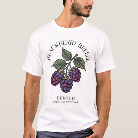 T-shirt Blackberry Breeze (Devant)