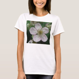 T-shirt Blackberry Flower Macro Dames T Chemise