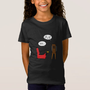 T-Shirt Blackbird Dormir devant la bande dessinée de la té